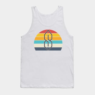 90s Colorful Cool S, Pointy S or Universal S 90s Kids School Meme Tank Top